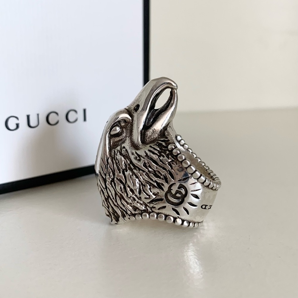NWOT Gucci large sterling silver ring made in Italy - Picture 15 of 16